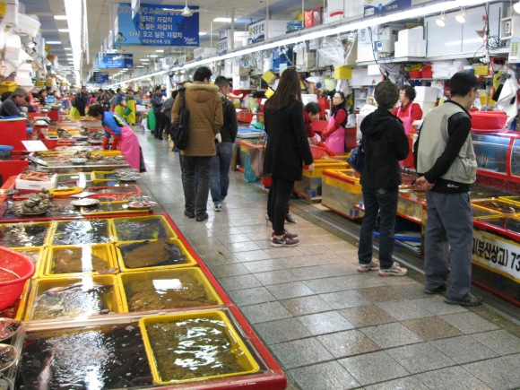 fish market indoors