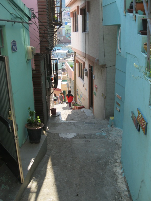 small colorful side streets