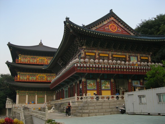 Some parts of the temple are living quarters for Buddhists