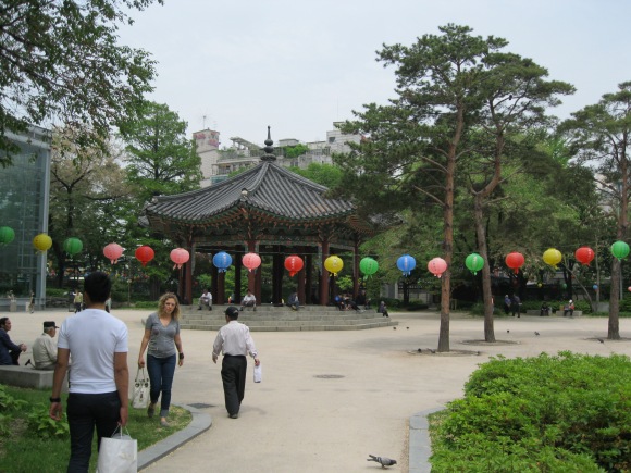 a pagoda park