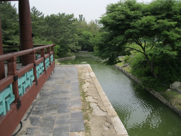 view from a pagoda palace